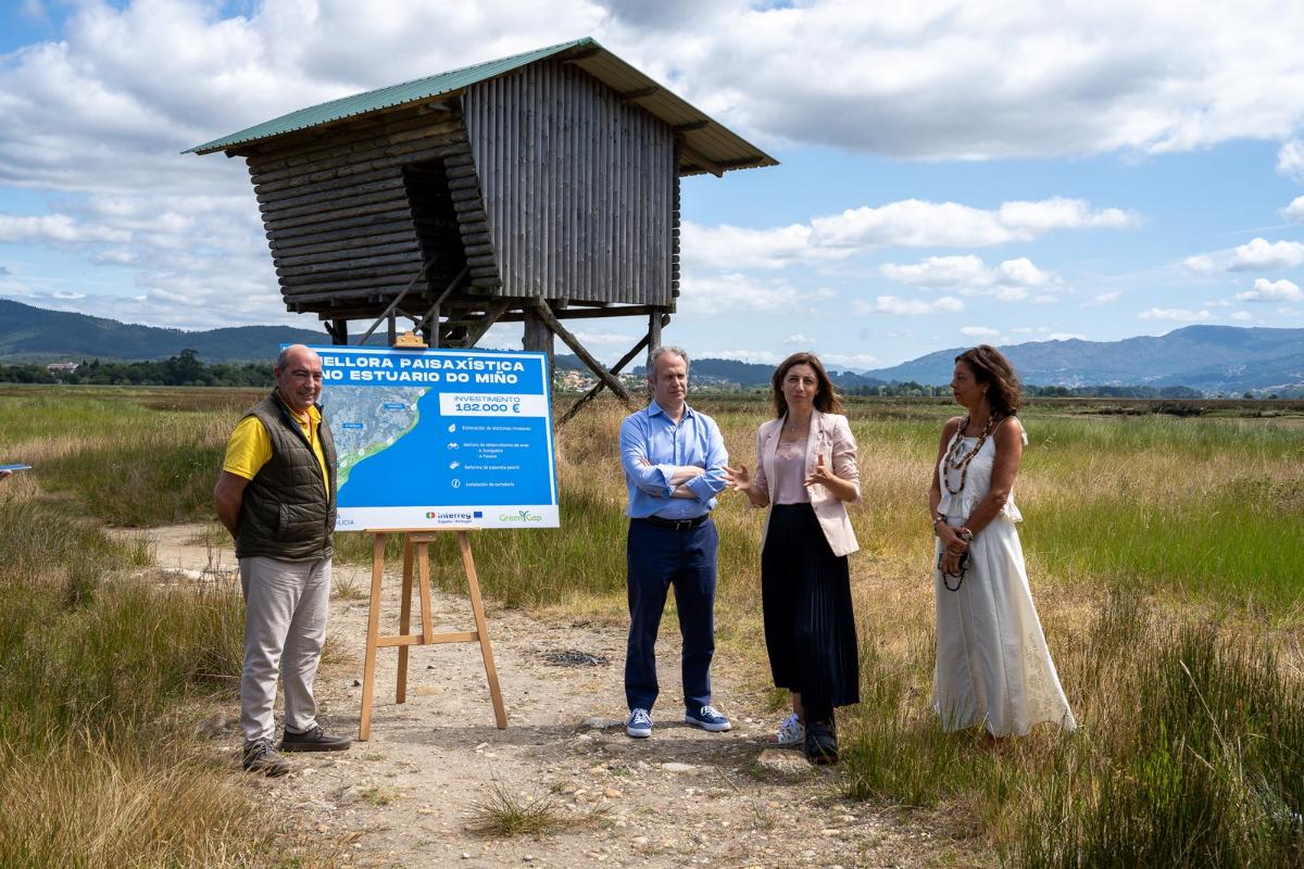 La Xunta invertirá cerca de 200.000 € para mejorar los valores paisajísticos y la resiliencia ante lo cambio climático del estuario del río Miño